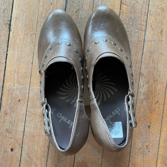 Dansko Ryder, studded, leather, 3” heeled shoes - Picture 6 of 8